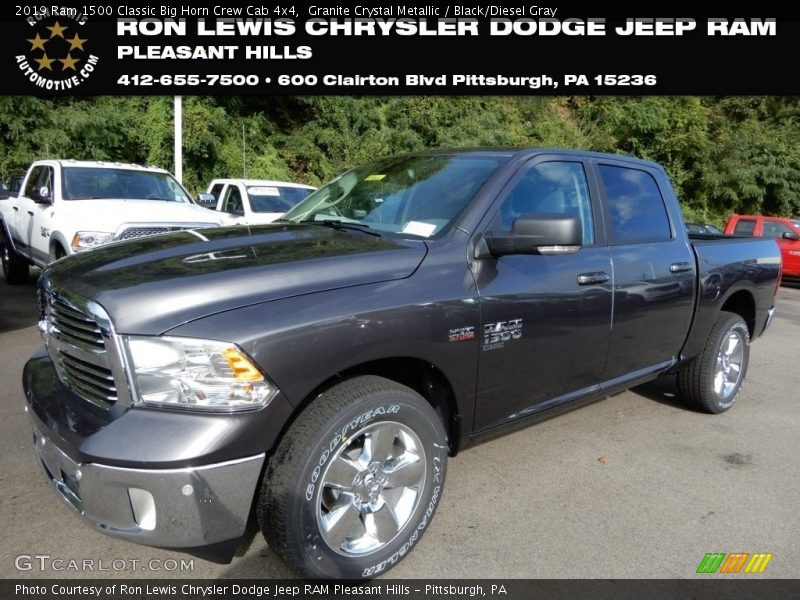 Granite Crystal Metallic / Black/Diesel Gray 2019 Ram 1500 Classic Big Horn Crew Cab 4x4