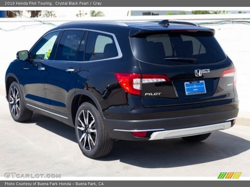 Crystal Black Pearl / Gray 2019 Honda Pilot Touring