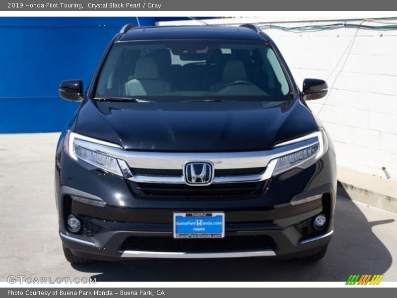 Crystal Black Pearl / Gray 2019 Honda Pilot Touring