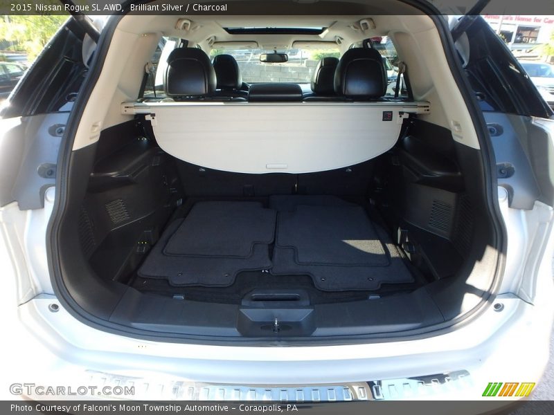 Brilliant Silver / Charcoal 2015 Nissan Rogue SL AWD