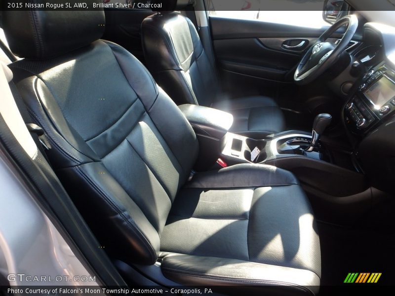 Brilliant Silver / Charcoal 2015 Nissan Rogue SL AWD