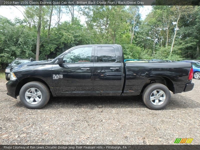  2019 1500 Classic Express Quad Cab 4x4 Brilliant Black Crystal Pearl