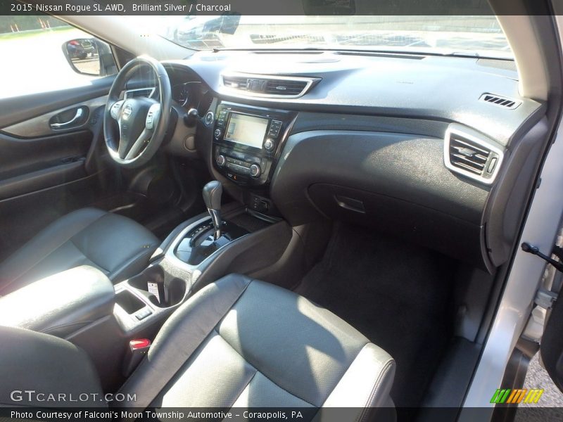 Brilliant Silver / Charcoal 2015 Nissan Rogue SL AWD
