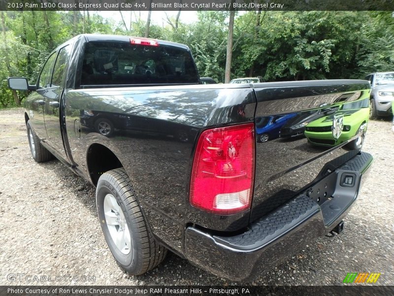 Brilliant Black Crystal Pearl / Black/Diesel Gray 2019 Ram 1500 Classic Express Quad Cab 4x4