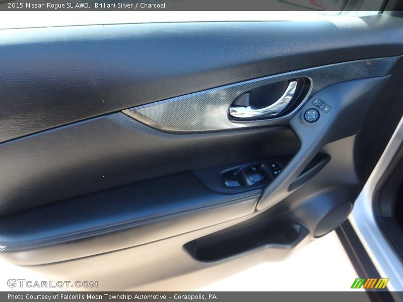 Brilliant Silver / Charcoal 2015 Nissan Rogue SL AWD