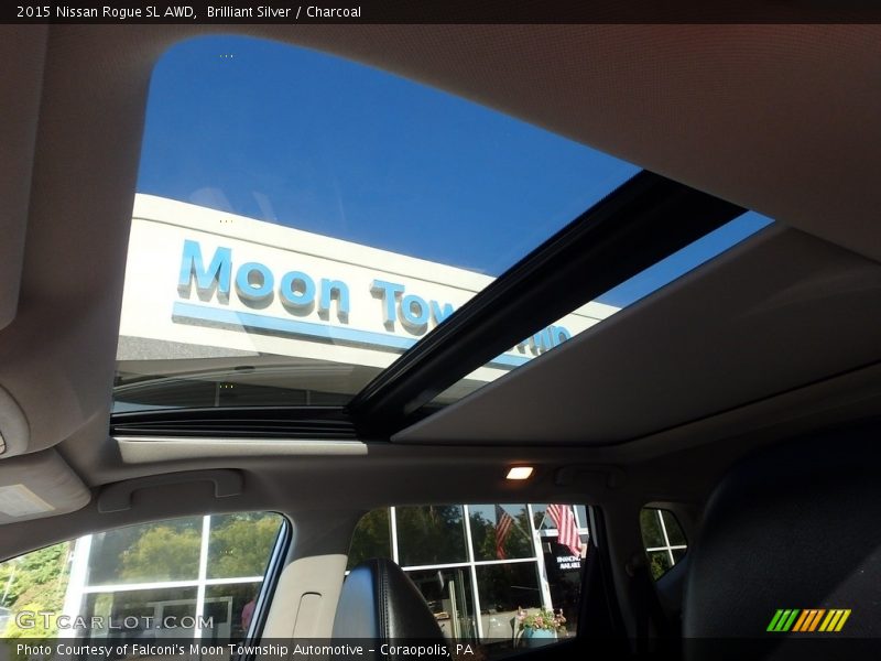 Brilliant Silver / Charcoal 2015 Nissan Rogue SL AWD