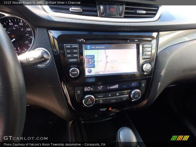 Brilliant Silver / Charcoal 2015 Nissan Rogue SL AWD