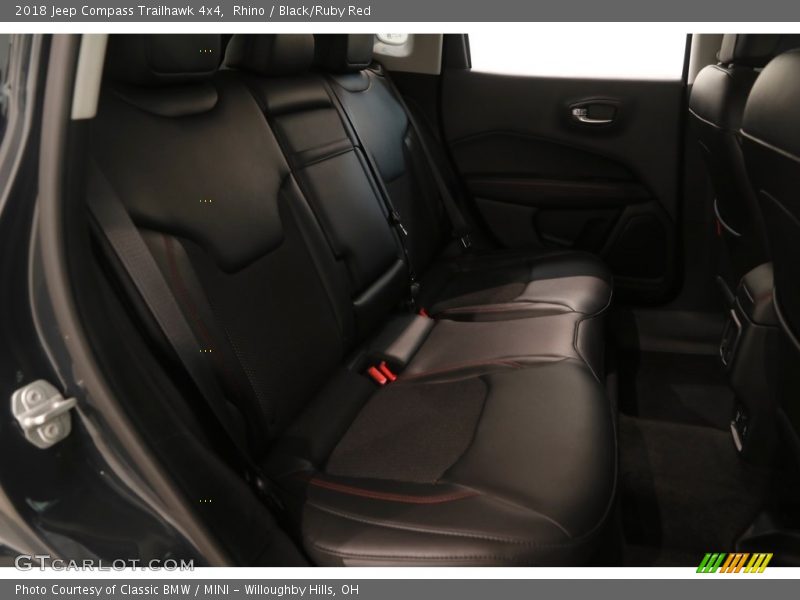 Rhino / Black/Ruby Red 2018 Jeep Compass Trailhawk 4x4