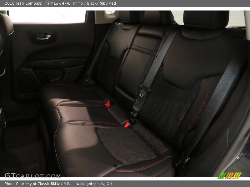 Rhino / Black/Ruby Red 2018 Jeep Compass Trailhawk 4x4