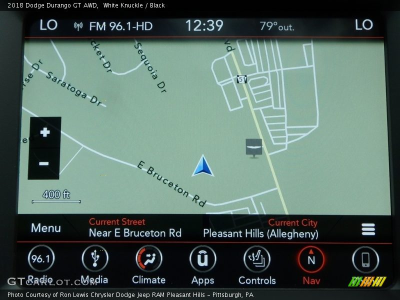 White Knuckle / Black 2018 Dodge Durango GT AWD