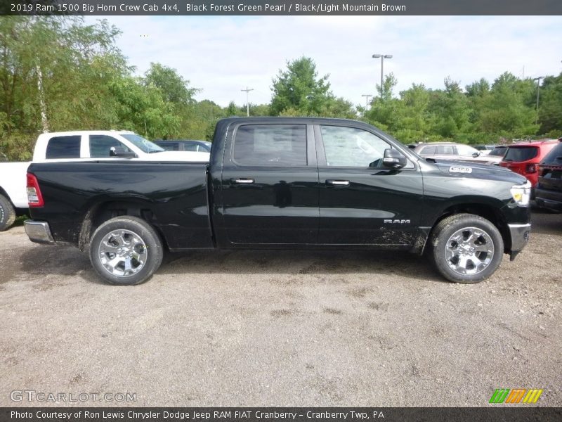  2019 1500 Big Horn Crew Cab 4x4 Black Forest Green Pearl