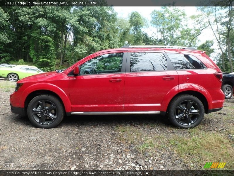 Redline / Black 2018 Dodge Journey Crossroad AWD