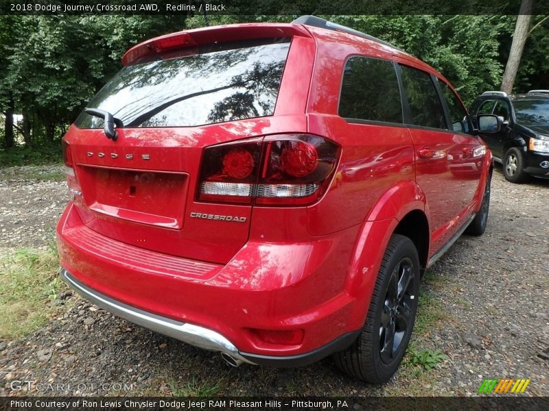 Redline / Black 2018 Dodge Journey Crossroad AWD