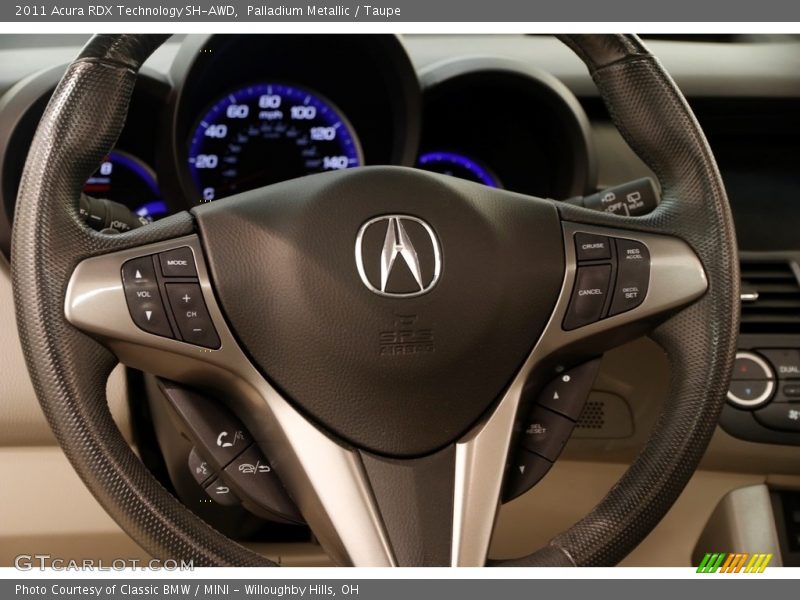 Palladium Metallic / Taupe 2011 Acura RDX Technology SH-AWD
