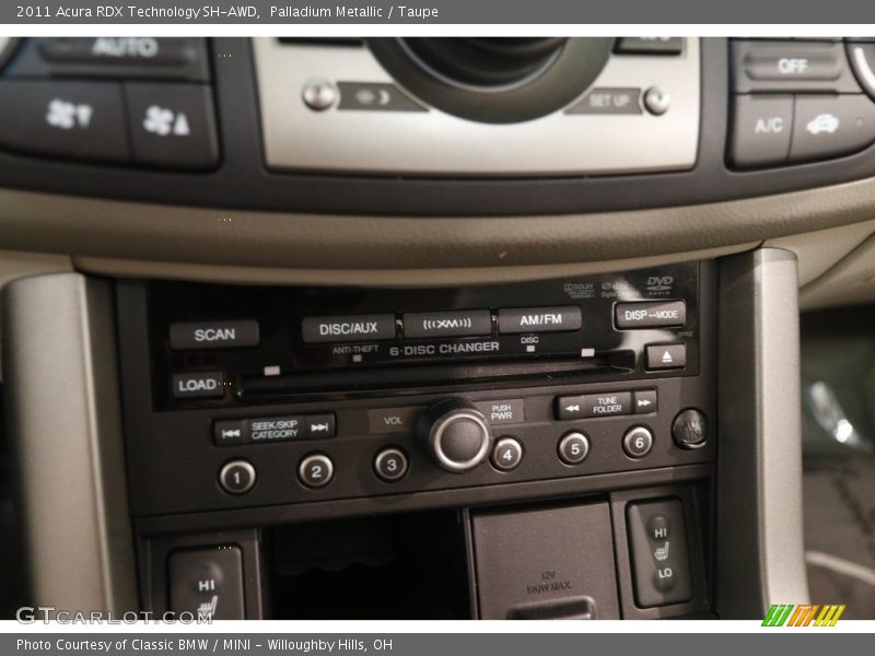 Palladium Metallic / Taupe 2011 Acura RDX Technology SH-AWD
