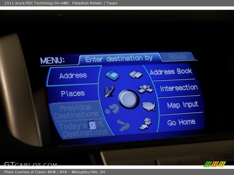 Palladium Metallic / Taupe 2011 Acura RDX Technology SH-AWD