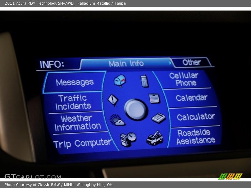 Palladium Metallic / Taupe 2011 Acura RDX Technology SH-AWD