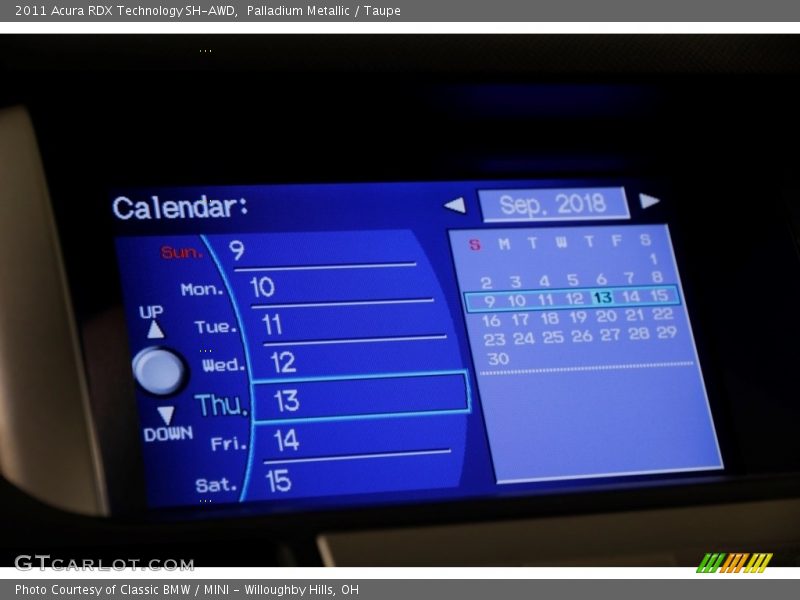 Palladium Metallic / Taupe 2011 Acura RDX Technology SH-AWD