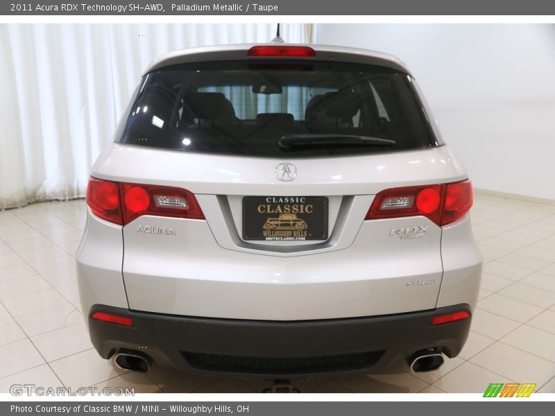 Palladium Metallic / Taupe 2011 Acura RDX Technology SH-AWD