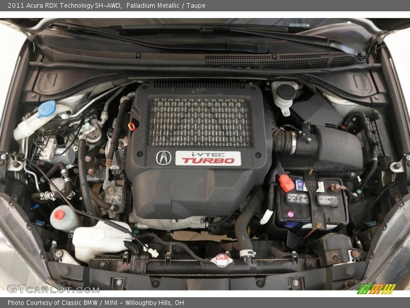 Palladium Metallic / Taupe 2011 Acura RDX Technology SH-AWD