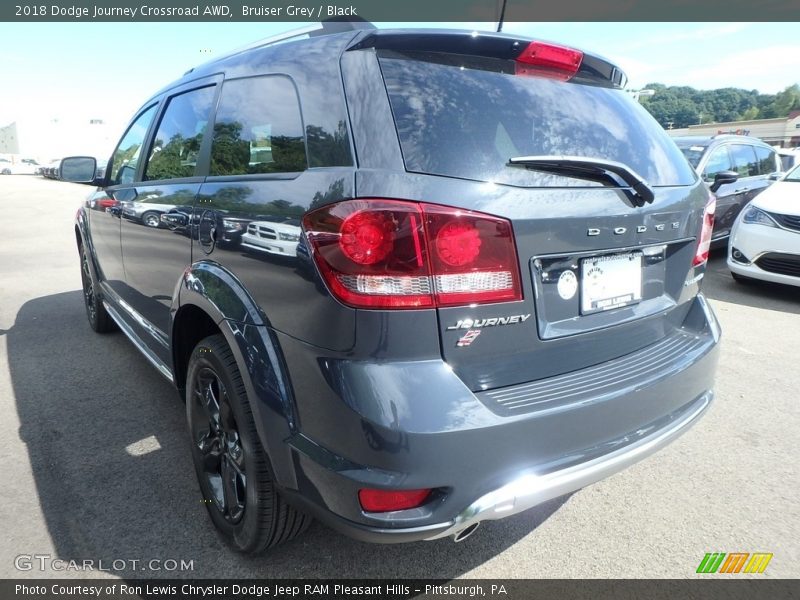 Bruiser Grey / Black 2018 Dodge Journey Crossroad AWD