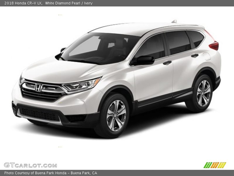 White Diamond Pearl / Ivory 2018 Honda CR-V LX