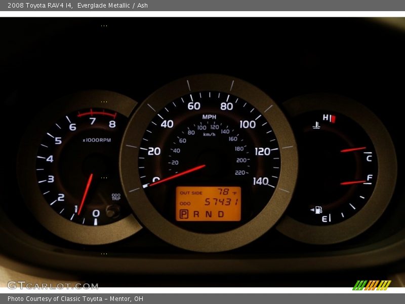 Everglade Metallic / Ash 2008 Toyota RAV4 I4