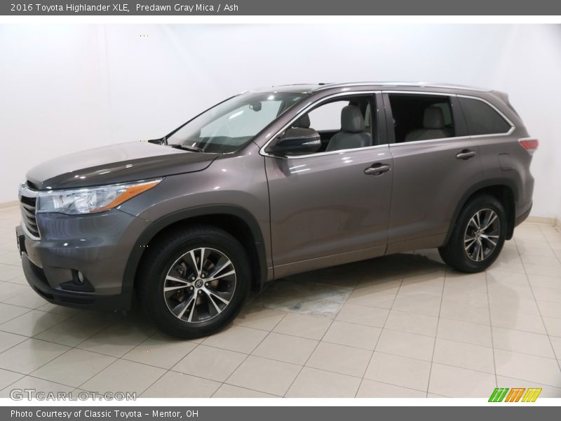 Predawn Gray Mica / Ash 2016 Toyota Highlander XLE