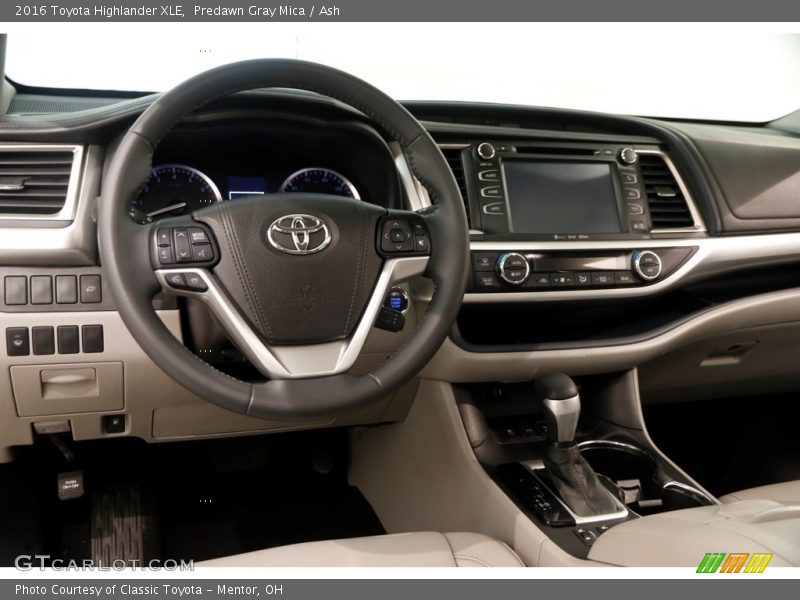 Predawn Gray Mica / Ash 2016 Toyota Highlander XLE
