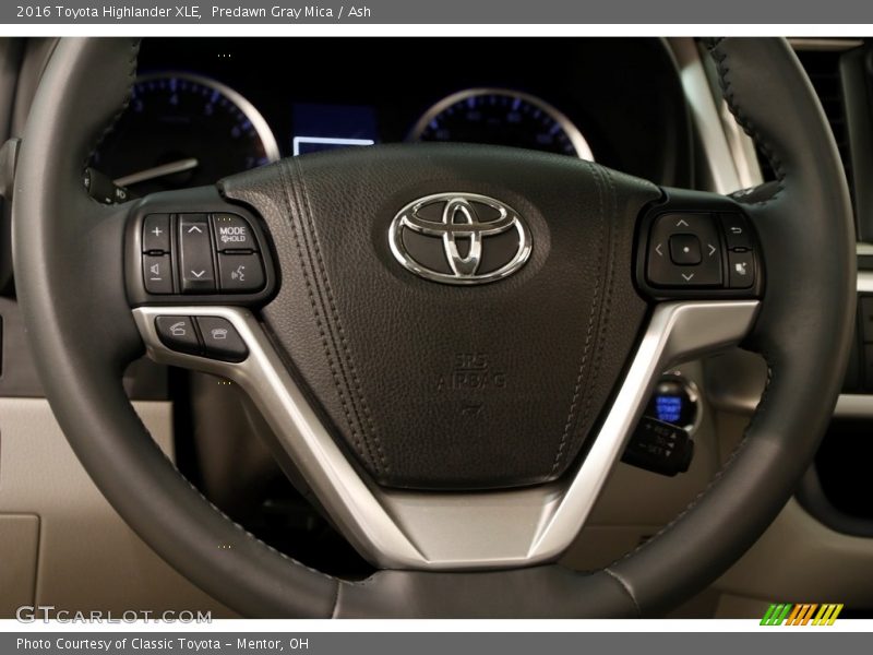 Predawn Gray Mica / Ash 2016 Toyota Highlander XLE