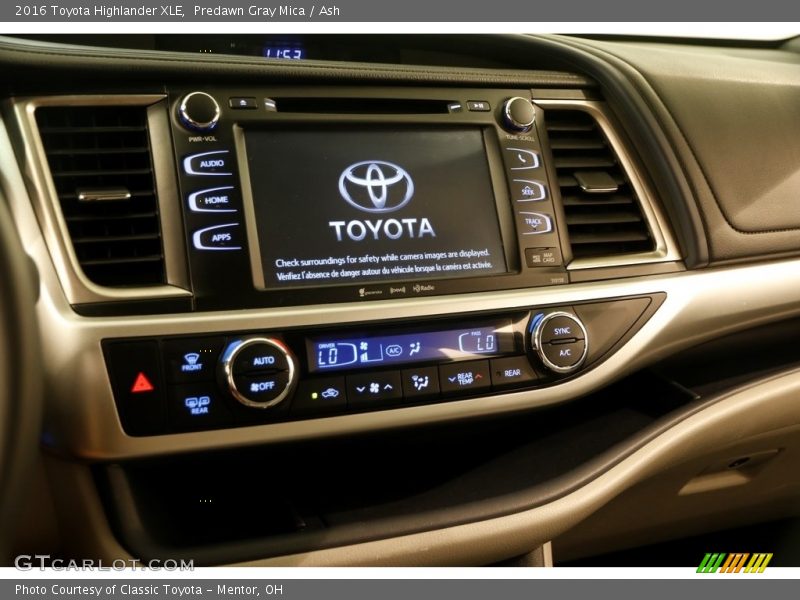Predawn Gray Mica / Ash 2016 Toyota Highlander XLE