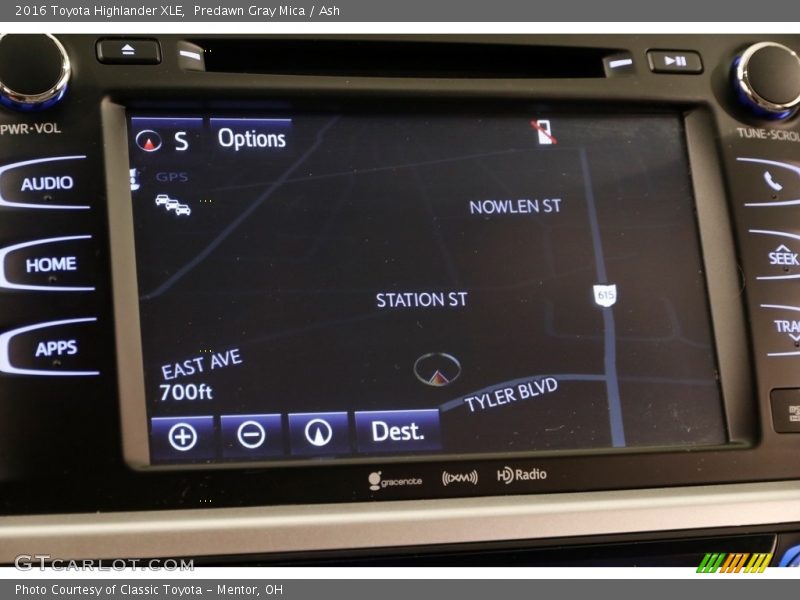 Predawn Gray Mica / Ash 2016 Toyota Highlander XLE