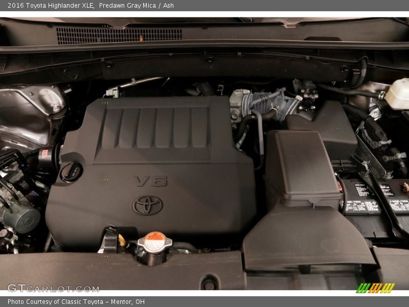 Predawn Gray Mica / Ash 2016 Toyota Highlander XLE