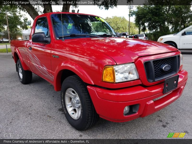 Bright Red / Medium Dark Flint 2004 Ford Ranger Edge Regular Cab