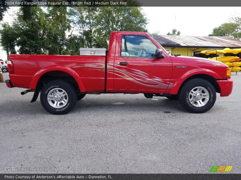 Bright Red / Medium Dark Flint 2004 Ford Ranger Edge Regular Cab