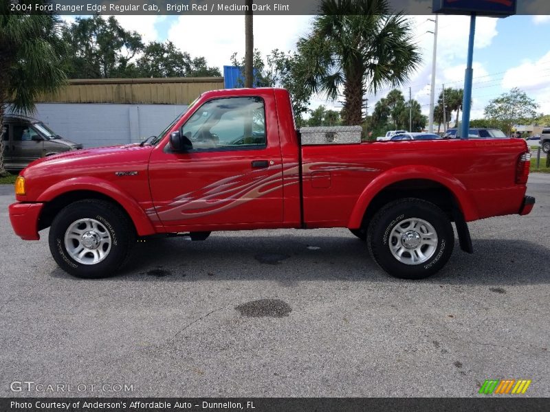 Bright Red / Medium Dark Flint 2004 Ford Ranger Edge Regular Cab