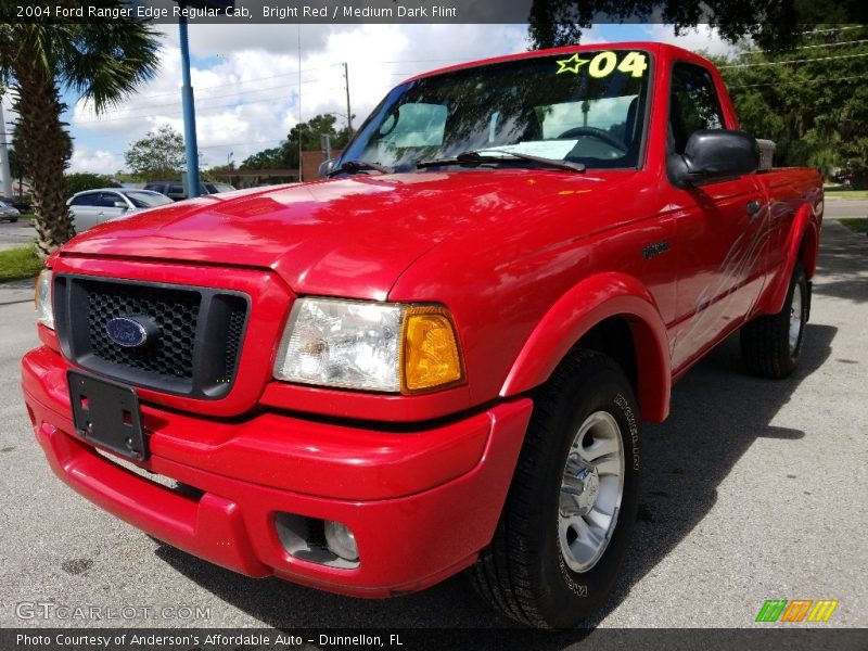 Bright Red / Medium Dark Flint 2004 Ford Ranger Edge Regular Cab
