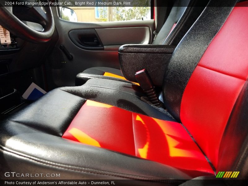 Bright Red / Medium Dark Flint 2004 Ford Ranger Edge Regular Cab
