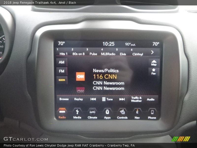Anvil / Black 2018 Jeep Renegade Trailhawk 4x4