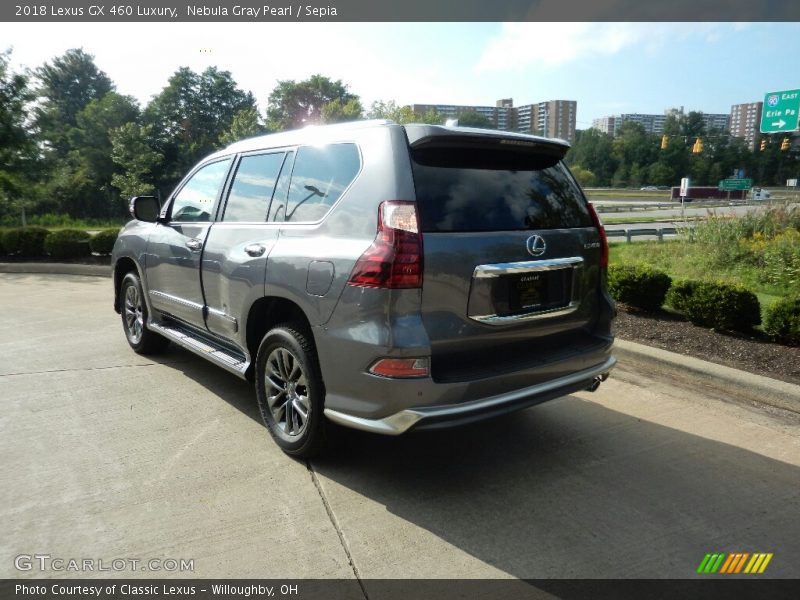 Nebula Gray Pearl / Sepia 2018 Lexus GX 460 Luxury