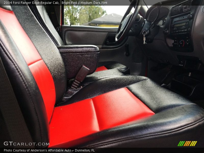 Bright Red / Medium Dark Flint 2004 Ford Ranger Edge Regular Cab