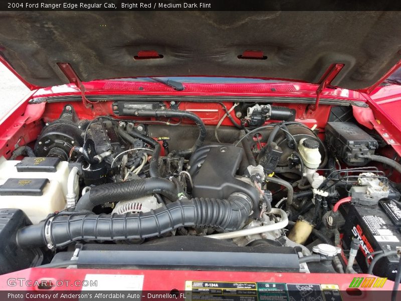 Bright Red / Medium Dark Flint 2004 Ford Ranger Edge Regular Cab