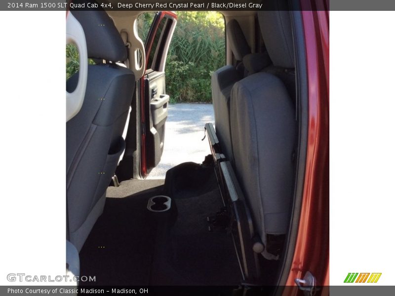 Deep Cherry Red Crystal Pearl / Black/Diesel Gray 2014 Ram 1500 SLT Quad Cab 4x4
