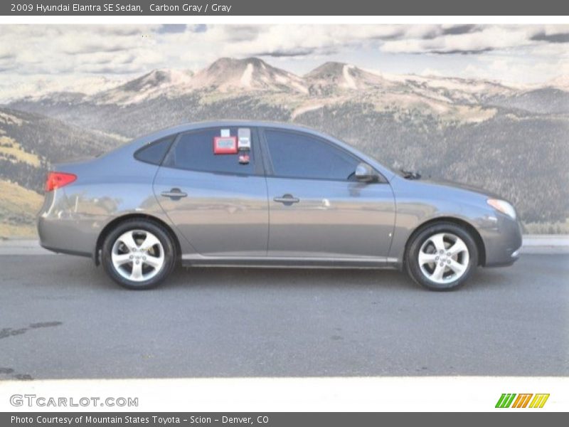Carbon Gray / Gray 2009 Hyundai Elantra SE Sedan