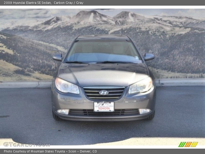 Carbon Gray / Gray 2009 Hyundai Elantra SE Sedan