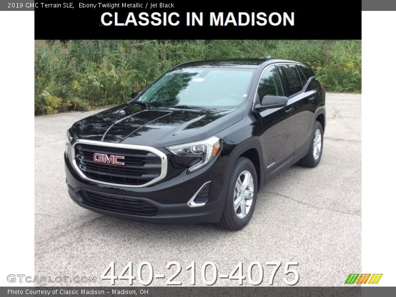 Ebony Twilight Metallic / Jet Black 2019 GMC Terrain SLE