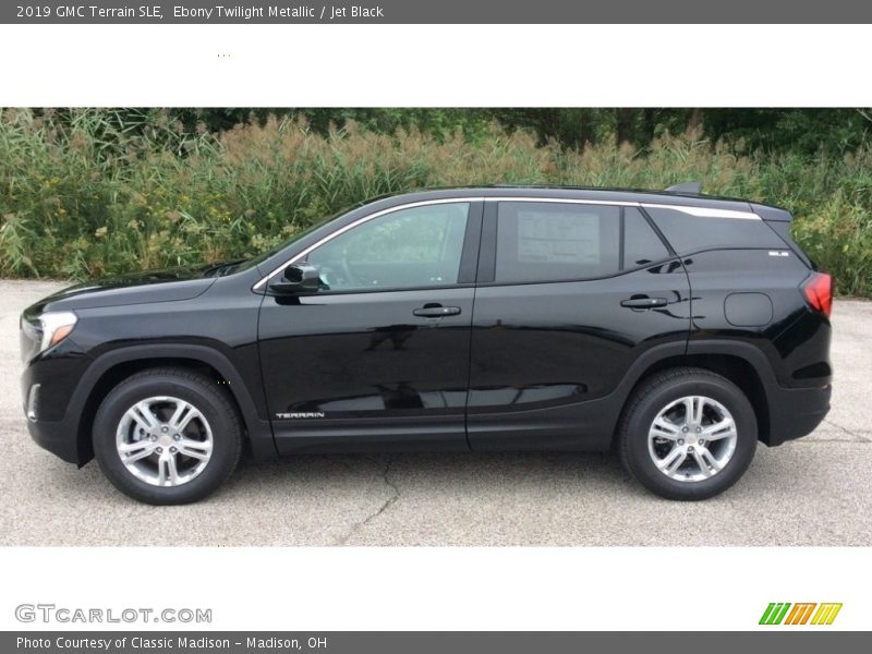 Ebony Twilight Metallic / Jet Black 2019 GMC Terrain SLE