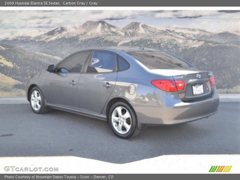 Carbon Gray / Gray 2009 Hyundai Elantra SE Sedan