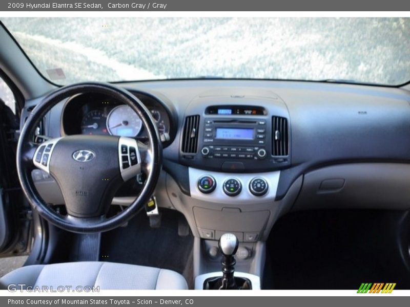 Carbon Gray / Gray 2009 Hyundai Elantra SE Sedan