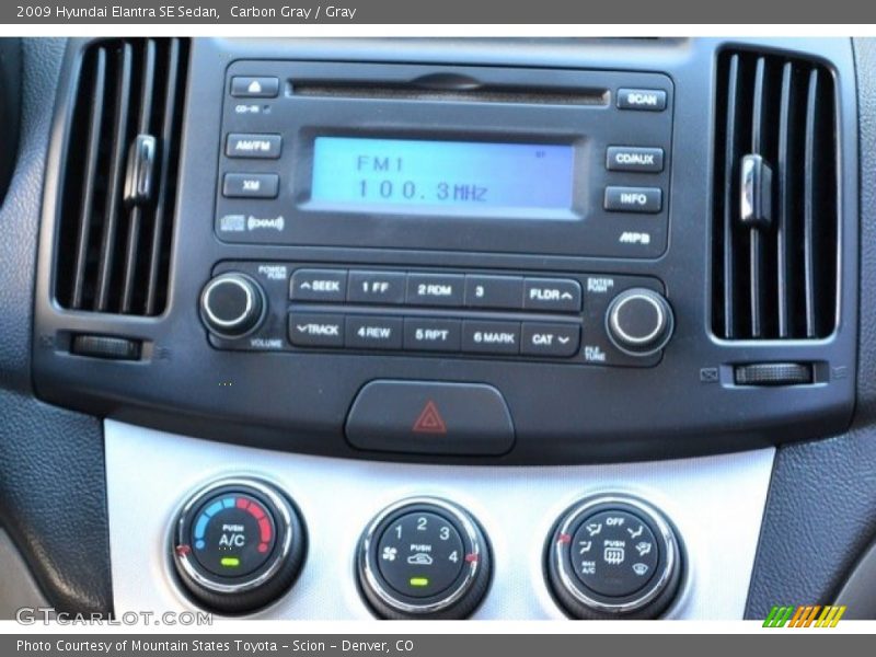 Carbon Gray / Gray 2009 Hyundai Elantra SE Sedan